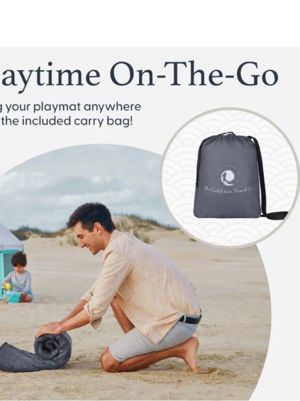 The California co portable baby play mat